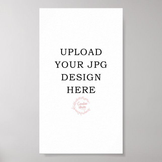 Printed 4x7 Digital File Invite, Itinerary, Card Poster (Front)
