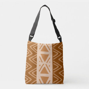 Printed African Mud Cloth Design Tote Bag