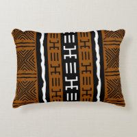 Printed African Mud Cloth Design Tote Bag