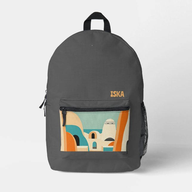  Printed Backpack (Front)