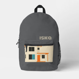Printed Backpack