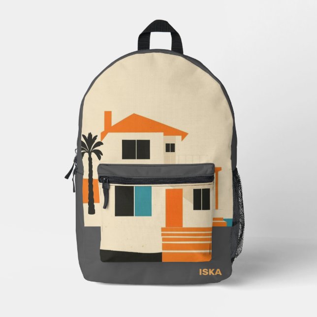 Printed Backpack (Front)