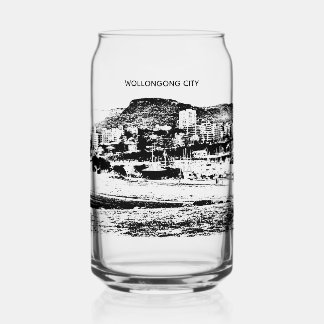 Printed can glass