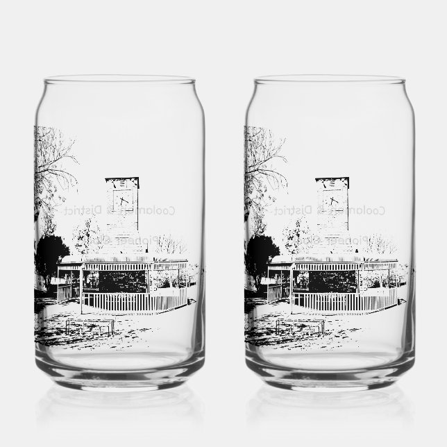 Printed can glass set(set of 2)16ounces (Front)
