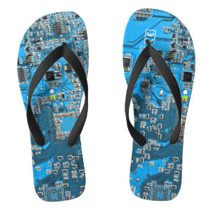Printed Circuit Assembly PCB Blue Circuit Board Jandals