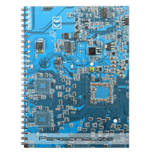 Printed Circuit Assembly PCB Blue Circuit Board Notebook