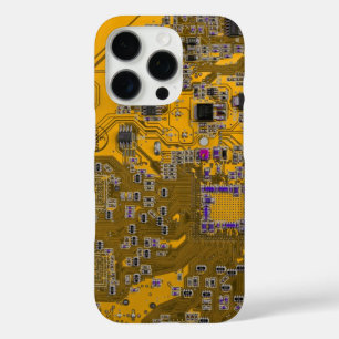 Printed Circuit Assembly PCB Circuit Board Orange iPhone 16 Pro Case