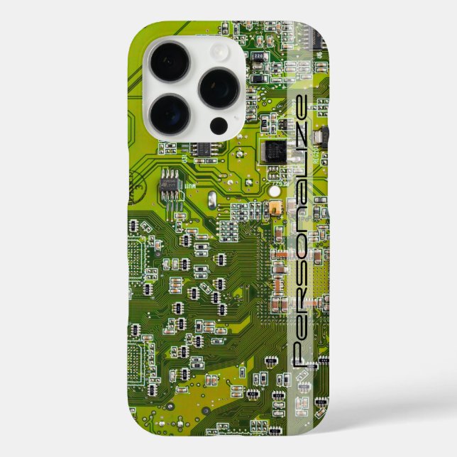 Printed Circuit Assembly PCB Green Circuit Board 2 Case-Mate iPhone Case (Back)