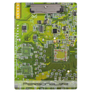 Printed Circuit Assembly PCB Green Circuit Board 2 Clipboard