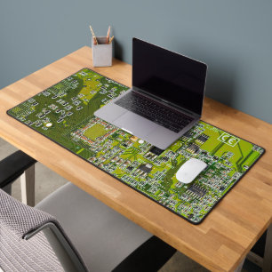 Printed Circuit Assembly PCB Green Circuit Board 2 Desk Mat
