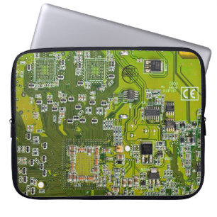 Printed Circuit Assembly PCB Green Circuit Board 2 Laptop Sleeve