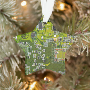 Printed Circuit Assembly PCB Green Circuit Board 2 Ornament