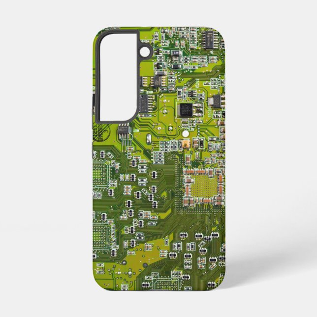 Printed Circuit Assembly PCB Green Circuit Board 2 Samsung Galaxy S22 Case (Back)