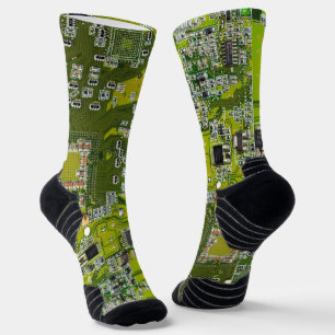 Printed Circuit Assembly PCB Green Circuit Board 2 Socks