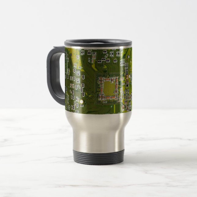 Printed Circuit Assembly PCB Green Circuit Board 2 Travel Mug (Front Left)