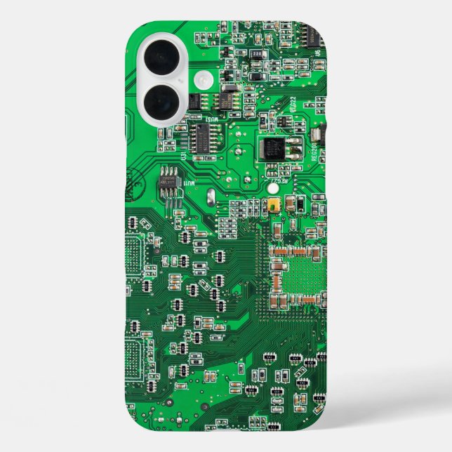 Printed Circuit Assembly PCB Green Circuit Board Case-Mate iPhone Case (Back)