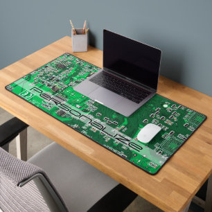 Printed Circuit Assembly PCB Green Circuit Board Desk Mat