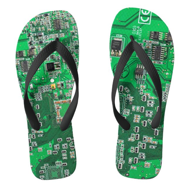 Printed Circuit Assembly PCB Green Circuit Board Jandals (Footbed)