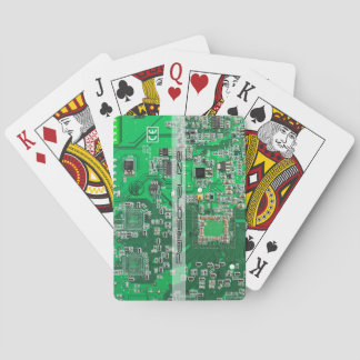 Printed Circuit Assembly PCB Green Circuit Board Playing Cards