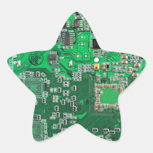 Printed Circuit Assembly PCB Green Circuit Board Star Sticker