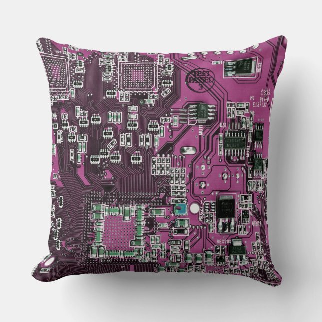 Printed Circuit Assembly PCB Purple Circuit Board Cushion (Front)