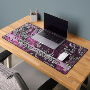 Printed Circuit Assembly PCB Purple Circuit Board Desk Mat