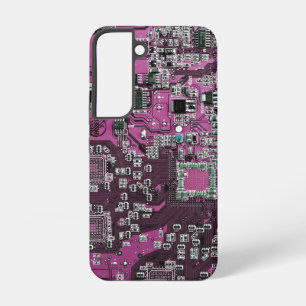 Printed Circuit Assembly PCB Purple Circuit Board Samsung Galaxy Case