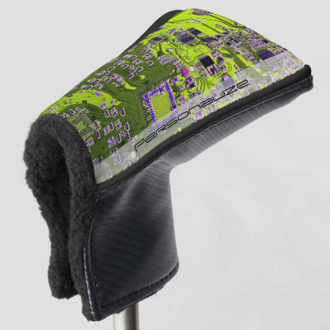 Printed Circuit Assembly PCB Yellow Circuit Board Golf Head Cover (3/4 Front)