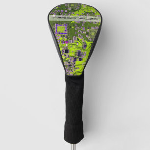 Printed Circuit Assembly PCB Yellow Circuit Board Golf Head Cover