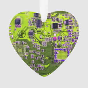 Printed Circuit Assembly PCB Yellow Circuit Board Ornament