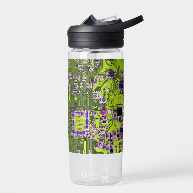 Printed Circuit Assembly PCB Yellow Circuit Board Water Bottle (Left)
