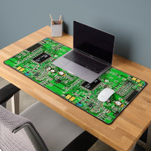 Printed Circuit Board Green PCB Add Your Name Geek