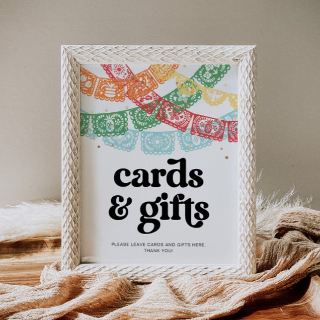 Printed Fiesta Cards & Gifts Sign (Creator Uploaded)