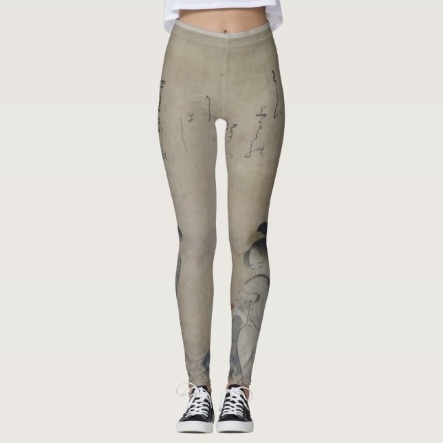 PRINTED Leggings THREE DRUNKEN WOMEN (Front)