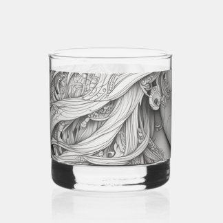 Printed Rocks Glass: Captivating Beauty with Every Whiskey Glass