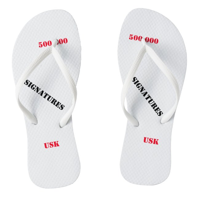 Printed socks jandals (Footbed)