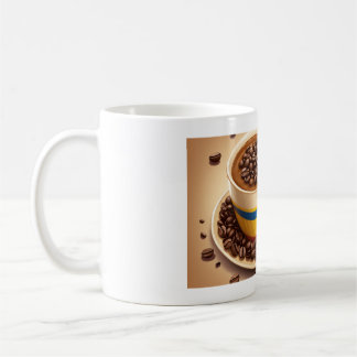 Printed style coffee mug