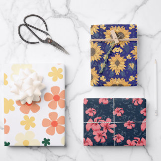 Printed Wrapping Paper Sheet