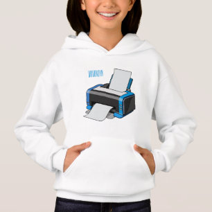 Printer cartoon illustration