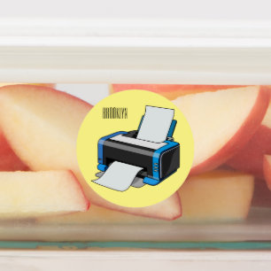 Printer cartoon illustration