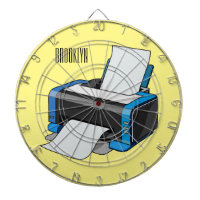 Printer cartoon illustration