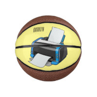 Printer cartoon illustration