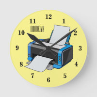 Printer cartoon illustration