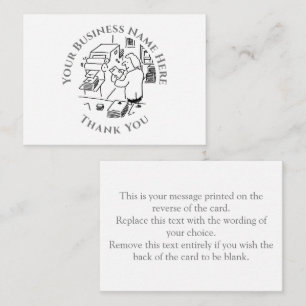 Printers Thank You Note Card