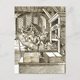 "Printing House"  Postcard