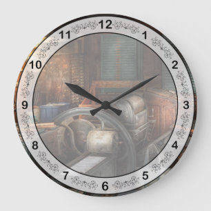 Printing - Stop the presses Large Clock