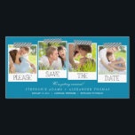Prints Save The Date Photo Cards<br><div class="desc">These chic and modern photo cards stylishly request your guests to save the date for your big day. Available in other colours (custom colour requests are welcome!).</div>