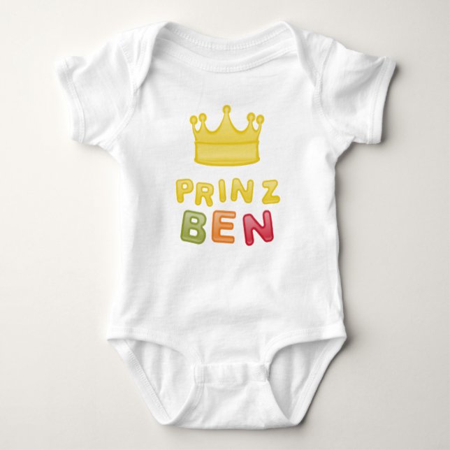 Prinz Ben Baby Bodysuit (Front)