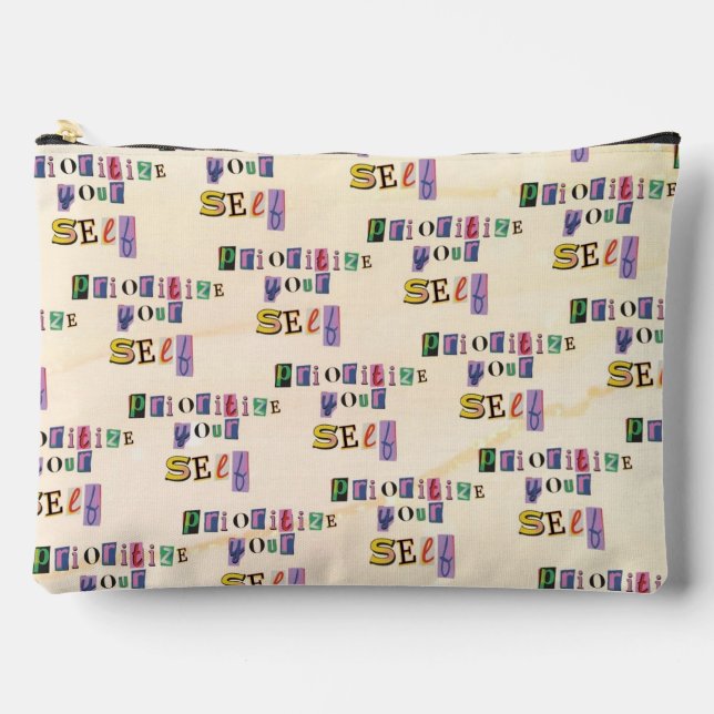 Prioritise Yourself Accessory Pouch (Front)