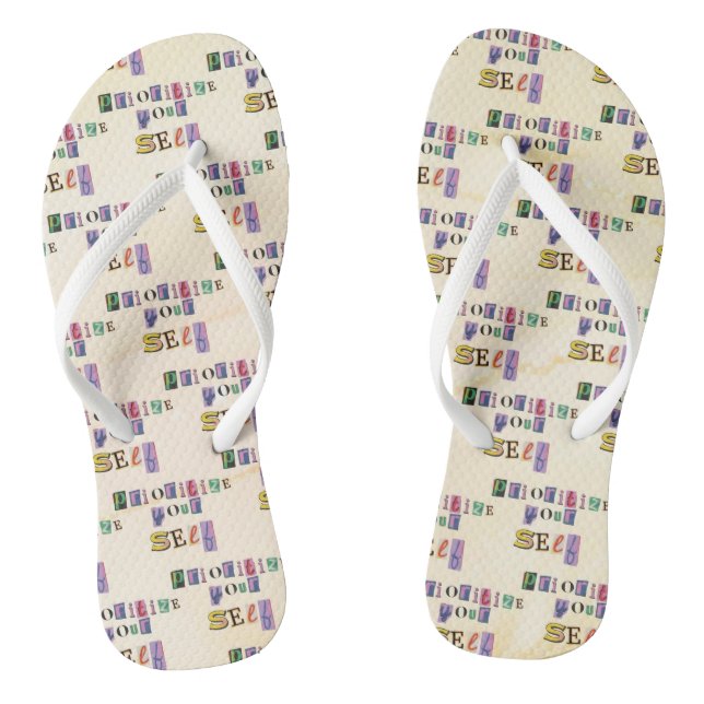 Prioritise Yourself Jandals (Footbed)
